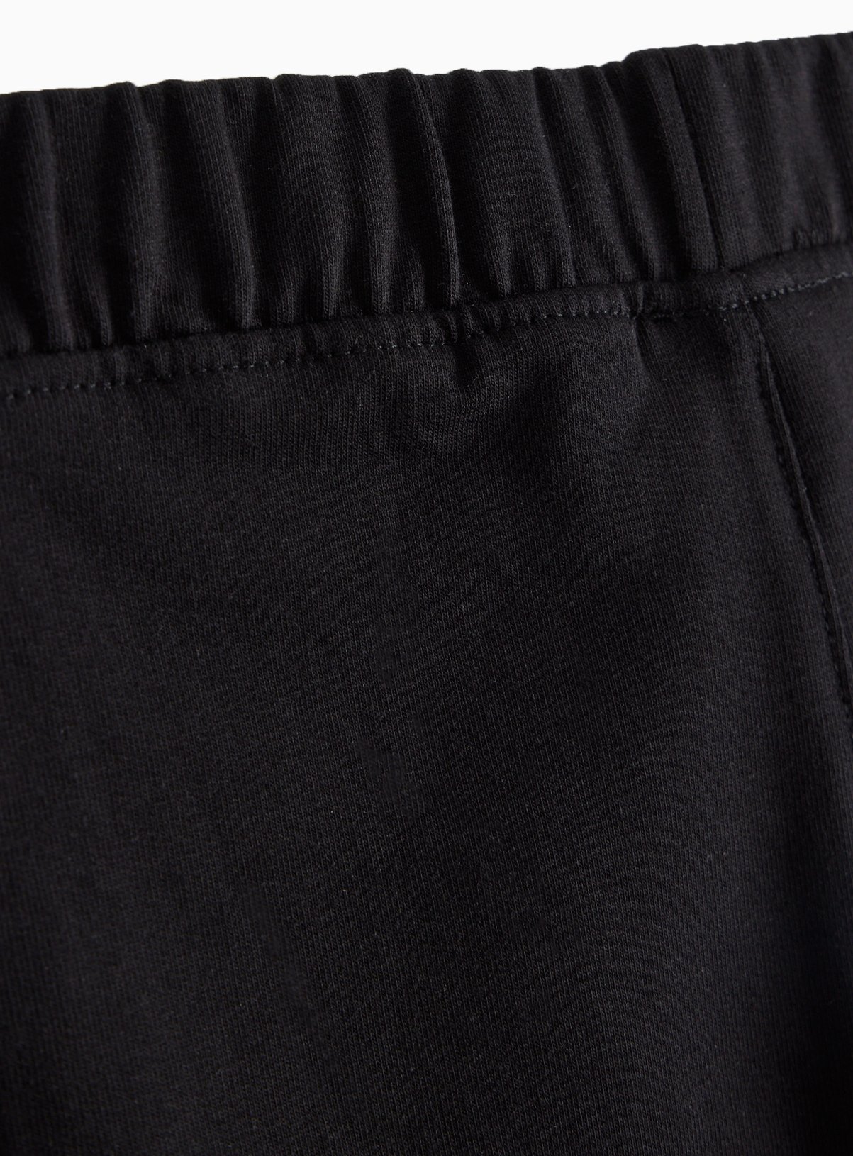Black Brush Back Fleece Lined Leggings 6 years - Image 4 thumbnail