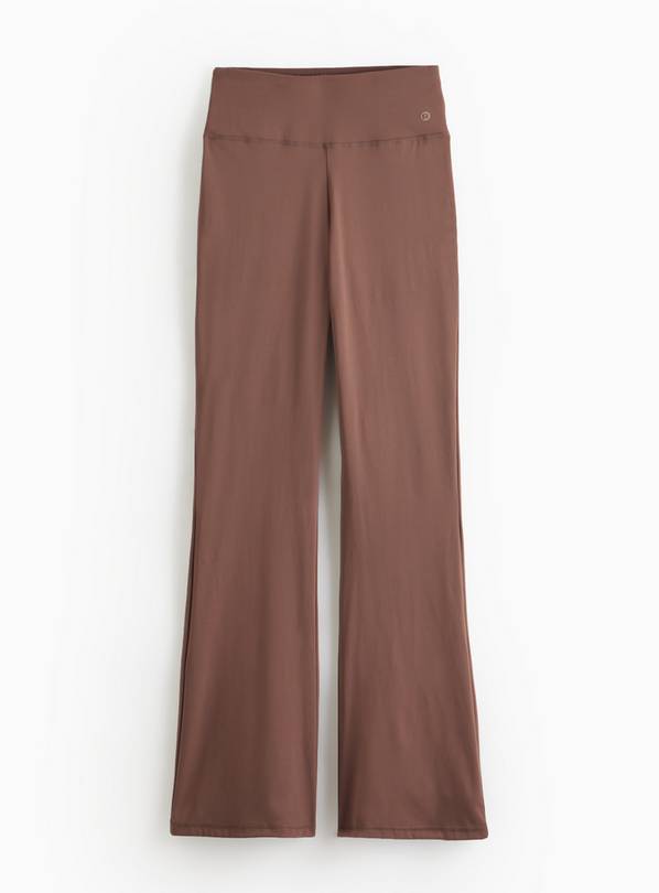 REAKTIV Taupe Soft Touch Yoga Kick Flare Legging XL