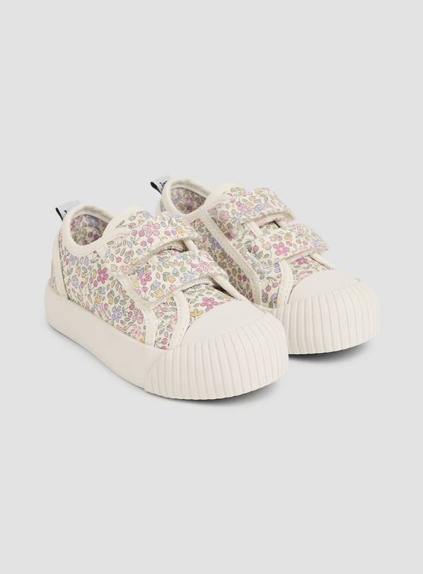 JOJO MAMAN BÉBÉ Double Strap Canvas Trainers 7 Infant