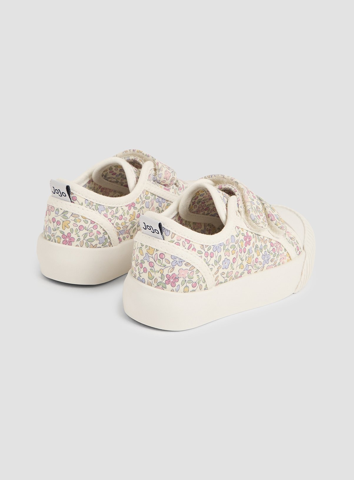 JOJO MAMAN BÉBÉ Double Strap Canvas Trainers 5 Infant - Image 2 thumbnail