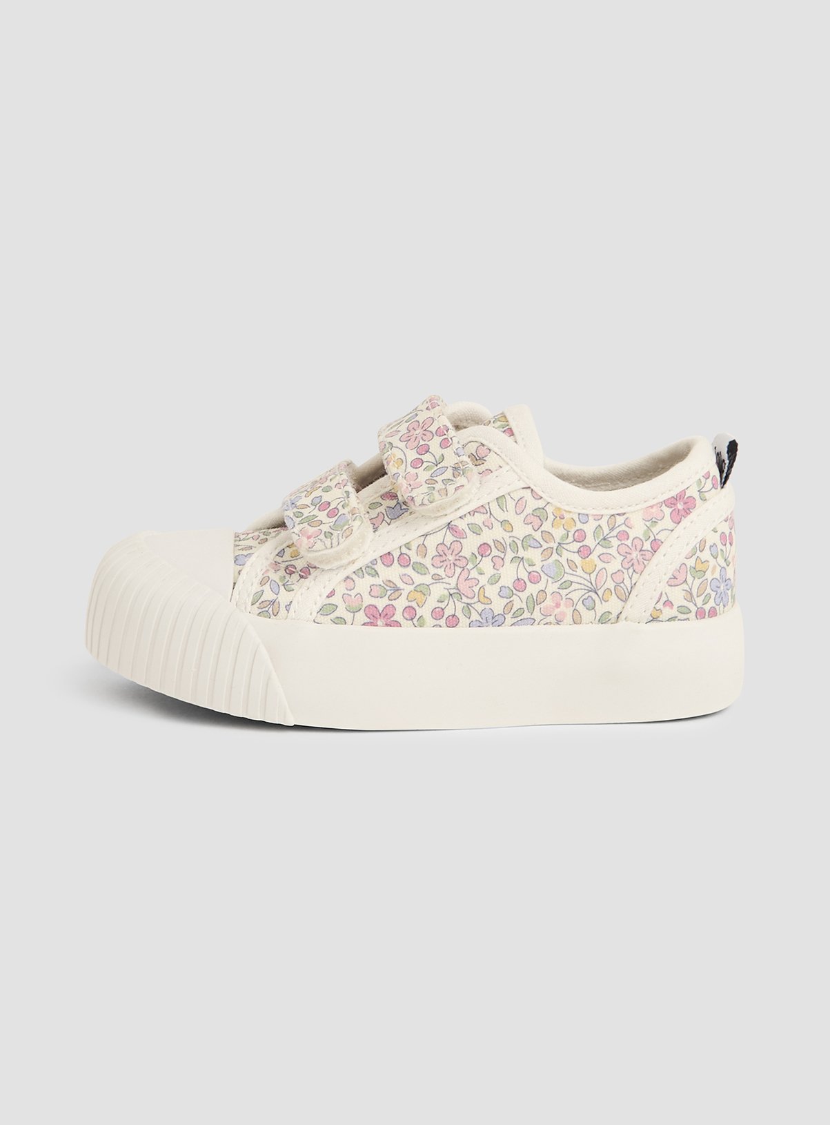 JOJO MAMAN BÉBÉ Double Strap Canvas Trainers 5 Infant - Image 4 thumbnail