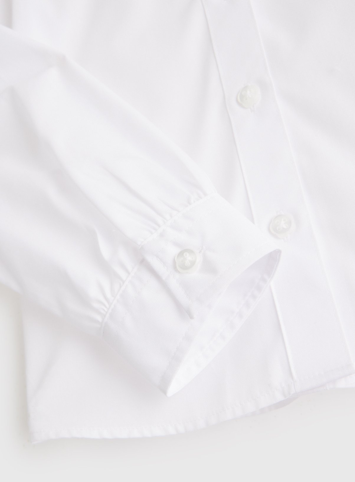 White Embroidered Large Collar Blouse 11 years - Image 3 thumbnail