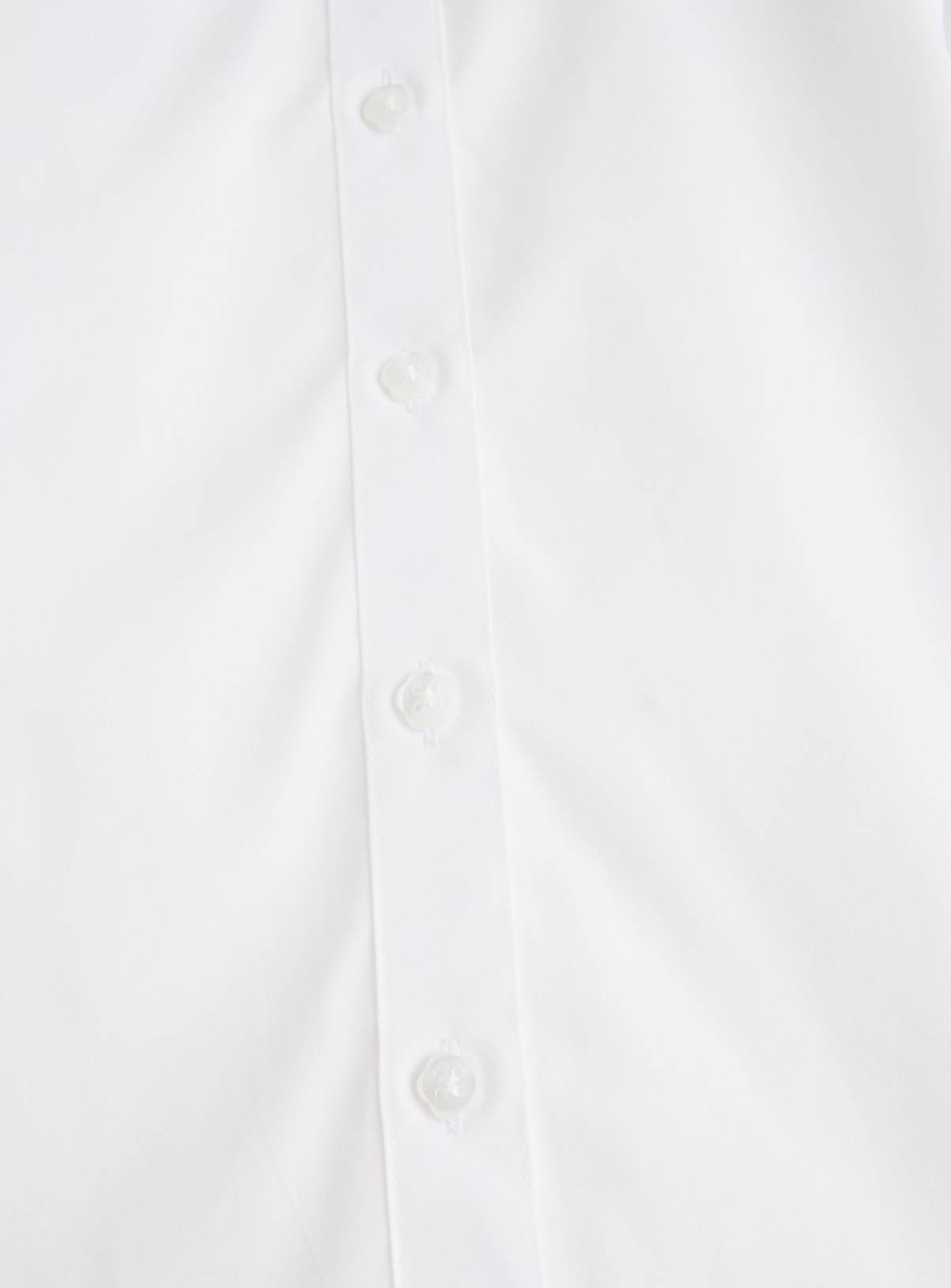 White Embroidered Large Collar Blouse 11 years - Image 4