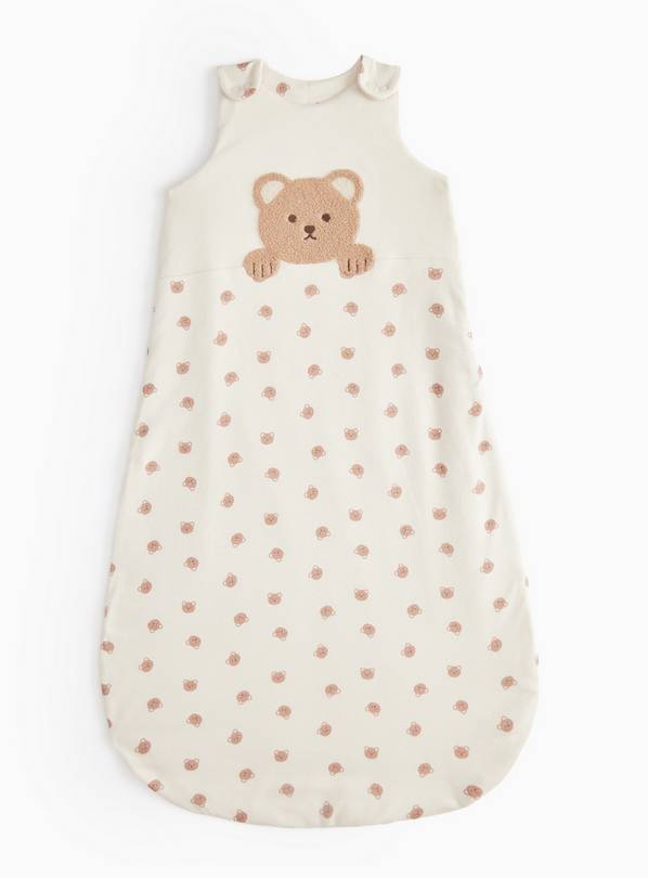 Bear Printed 1.5 Tog Sleeping Bag  0-6 Months