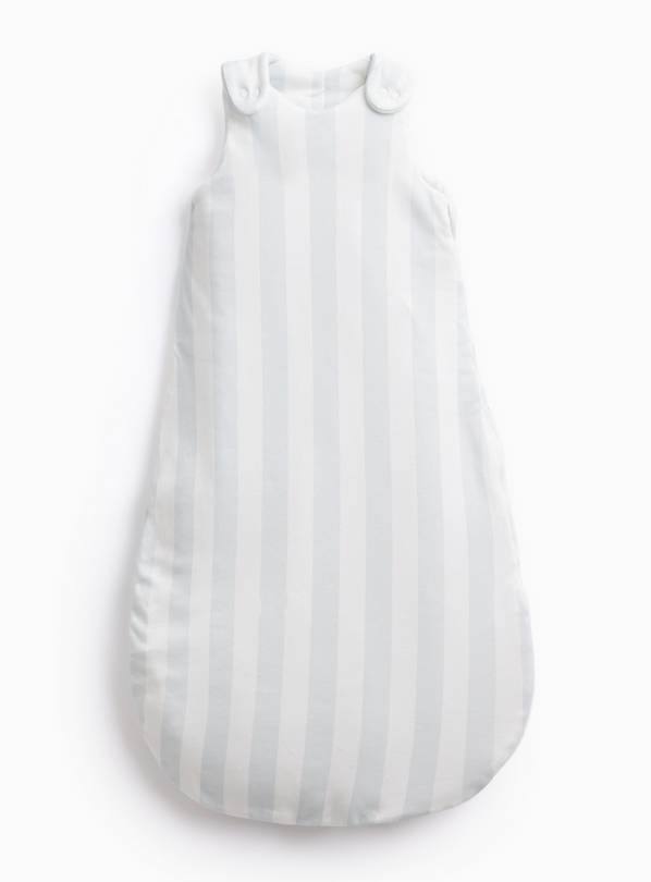 Blue Striped 3.5 Tog Sleeping Bag  0-6 Months