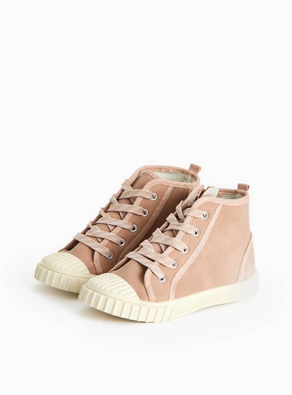 Pink High Top Trainers  6 Infant