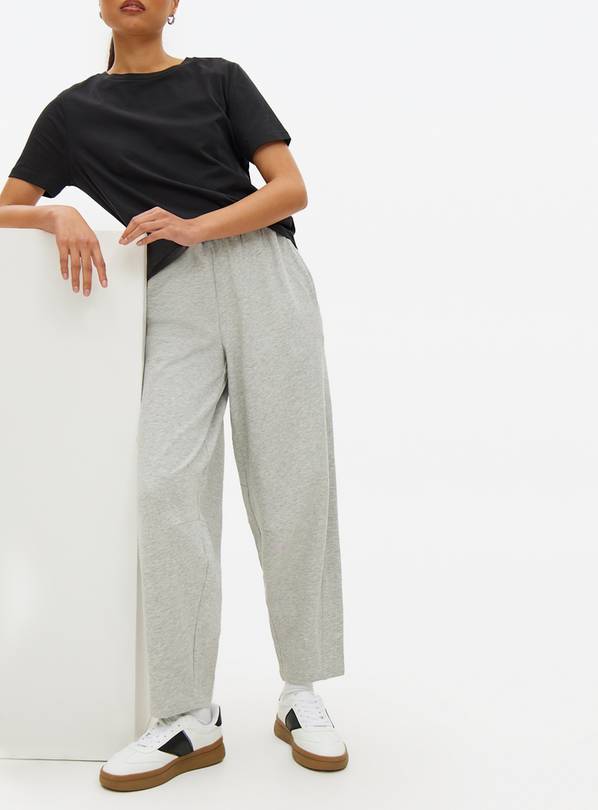 Grey Balloon Leg Joggers  S