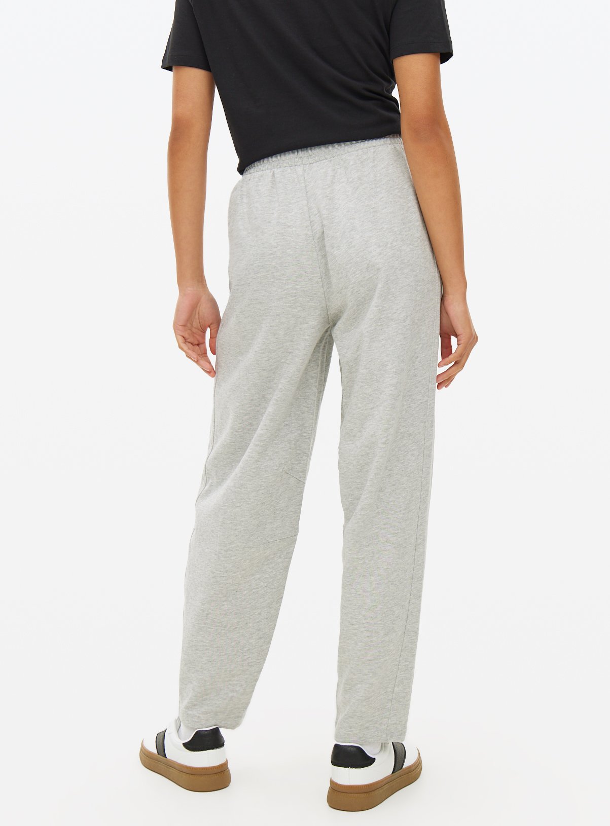 Grey Balloon Leg Joggers  S - Image 4 thumbnail