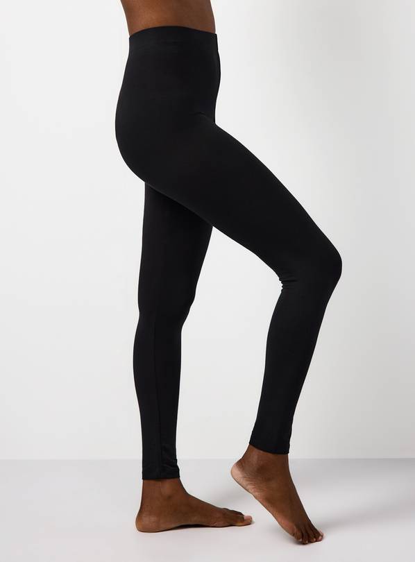 Black Medium Warmth Thermal Leggings S