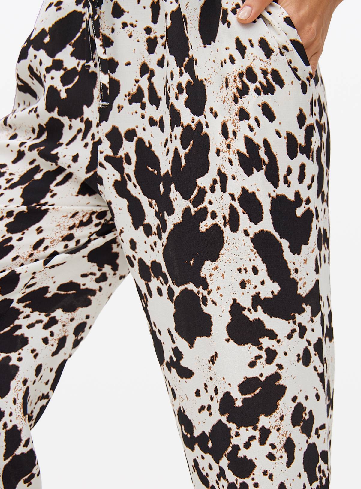 Cow Print Wide Leg Trousers 16 - Image 3