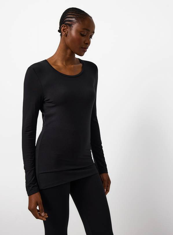 Black Thermal Medium Warmth Top M