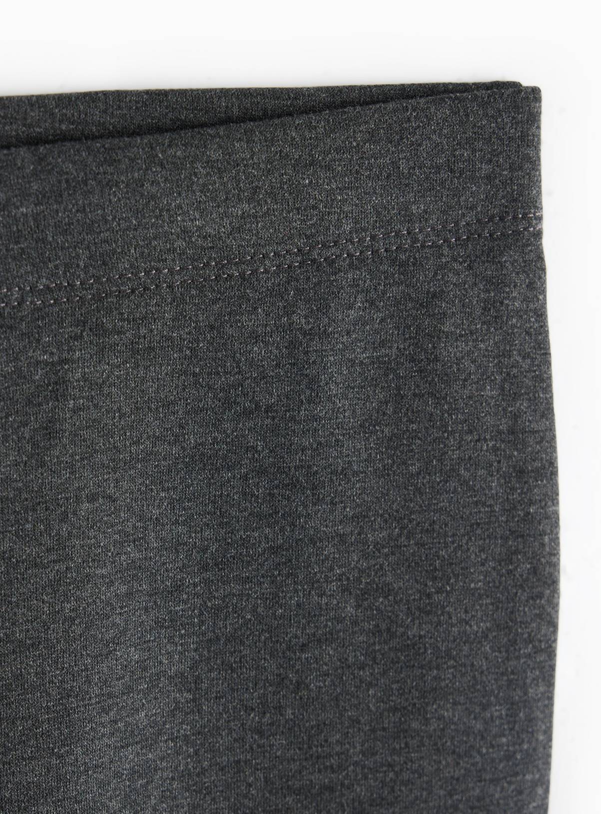 Grey Lettuce Hem Leggings 11 years - Image 2