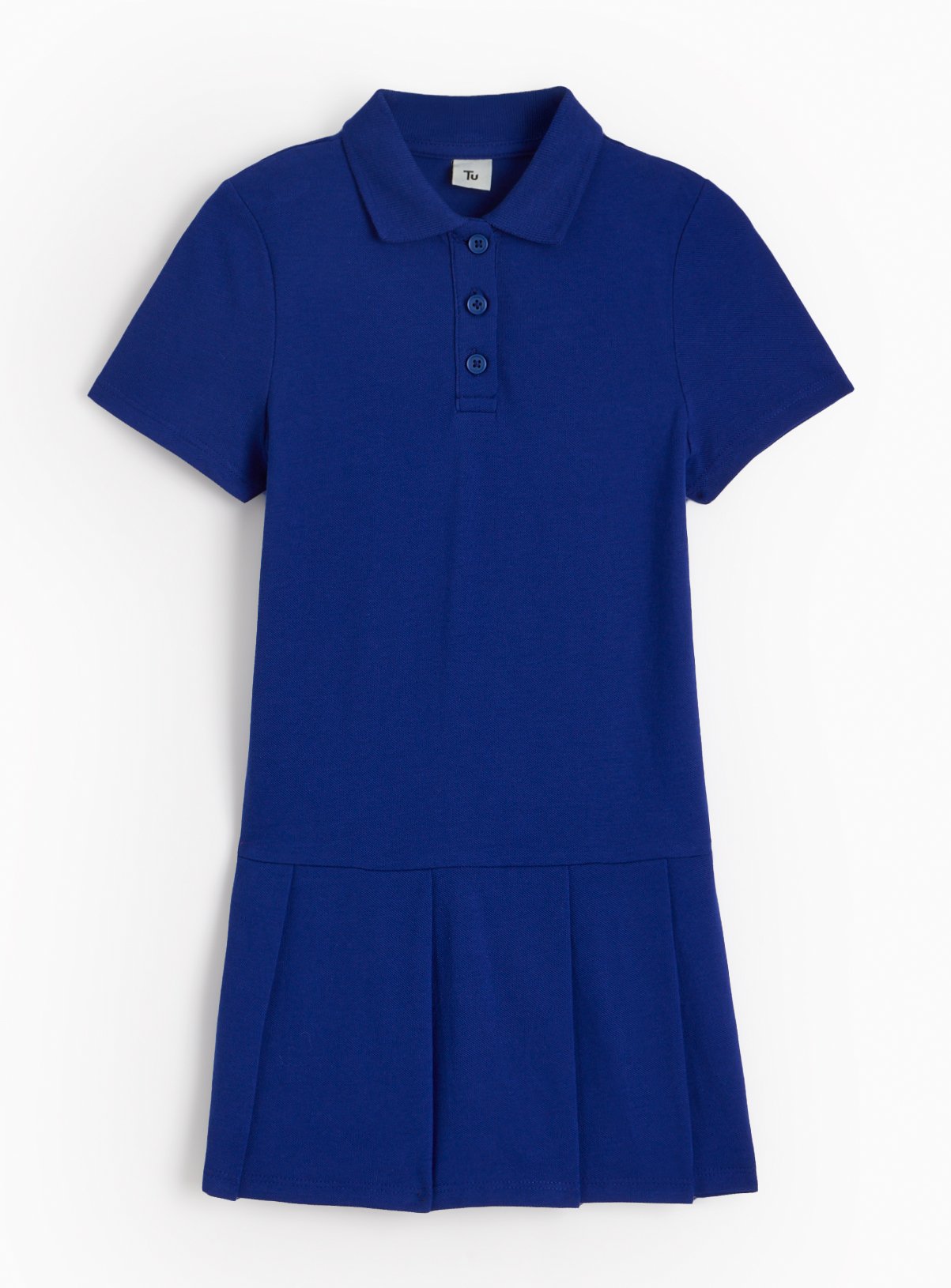 Royal Blue Pique Tennis Dress