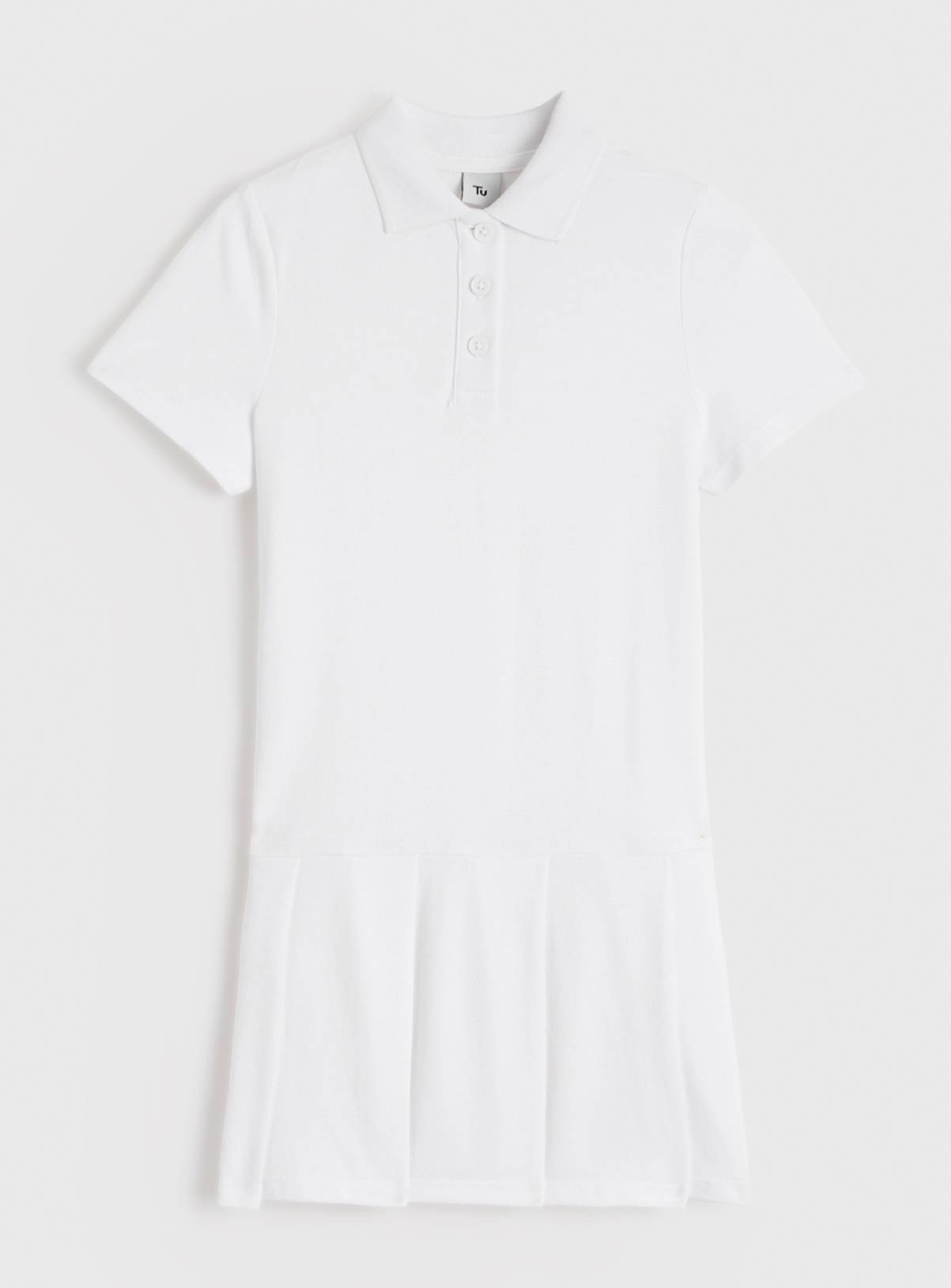 White Pique Tennis Dress 8 years - Image 1