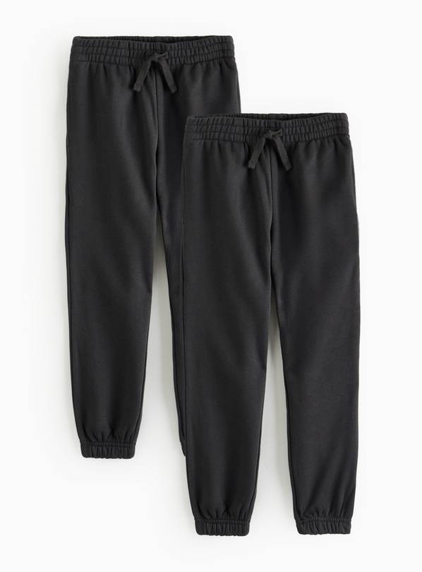 2 Pack Unisex Charcoal Joggers  10 years