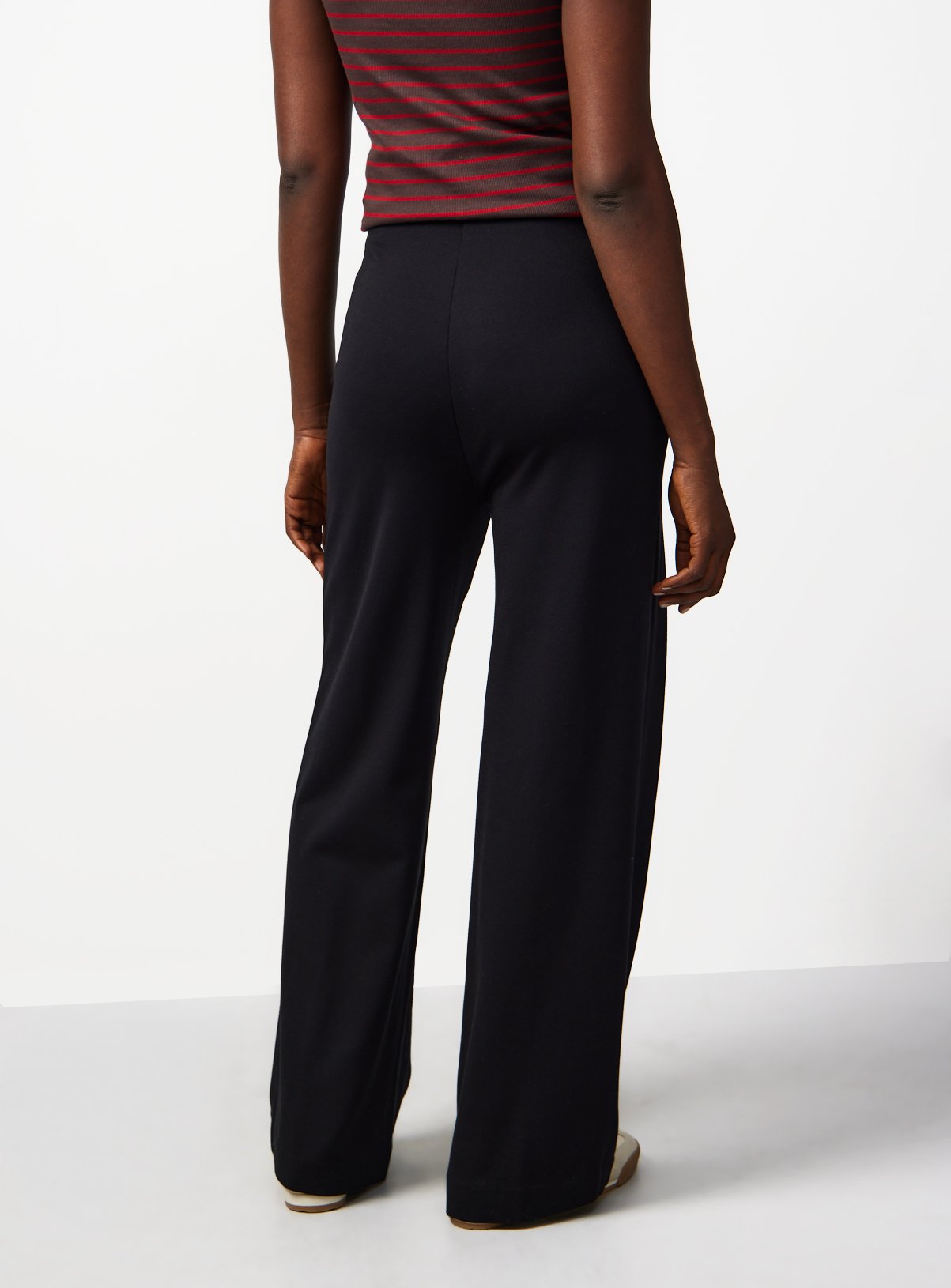 Black Ponte Wide Leg Trousers 16L - Image 4 thumbnail