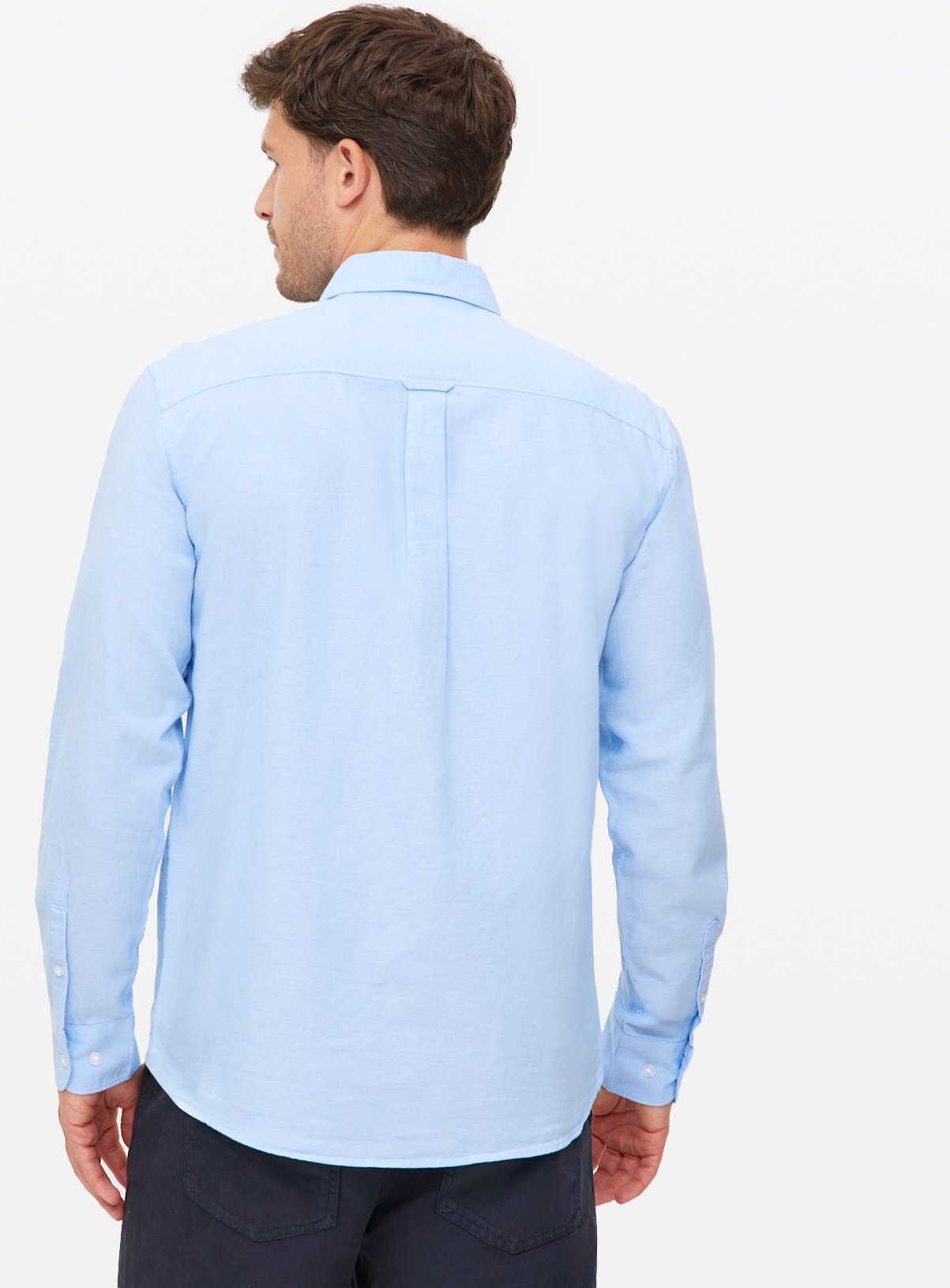 The Blue Pure Cotton Oxford Shirt XXXXL - Image 5 thumbnail