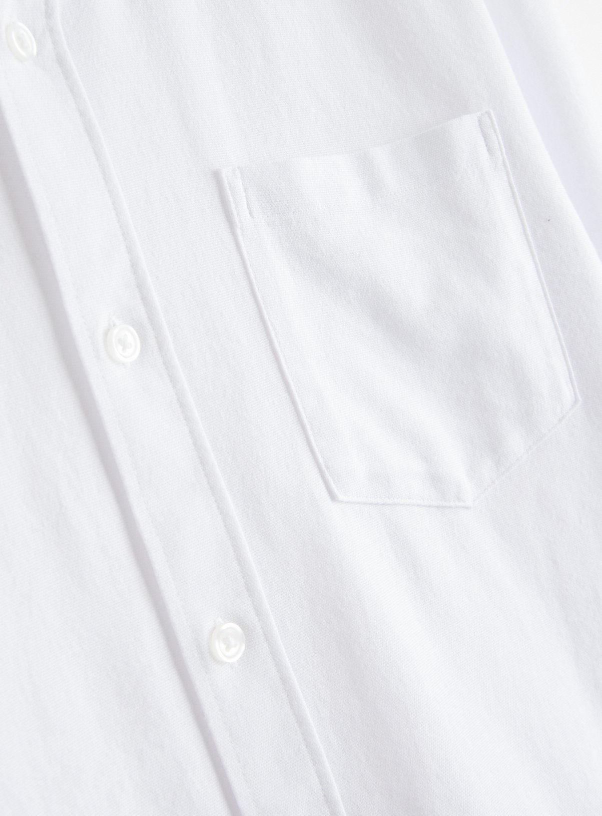 White Slim Fit Oxford Shirt XXXXL - Image 2 thumbnail
