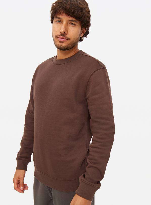 Brown Crew Neck Jumper XXXL