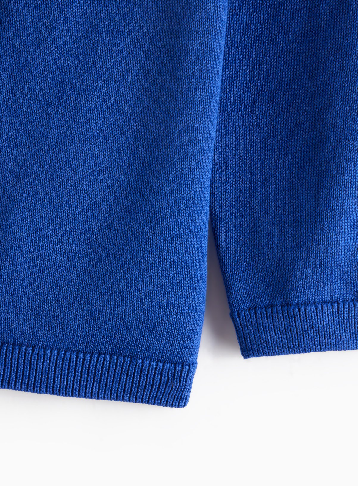 Blue Knitted Cotton Frill Sleeve Cardigan 5 years - Image 4 thumbnail
