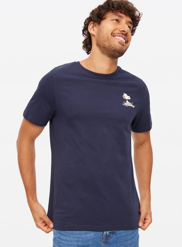 Snoopy Mix Tape Navy T-Shirt XXL