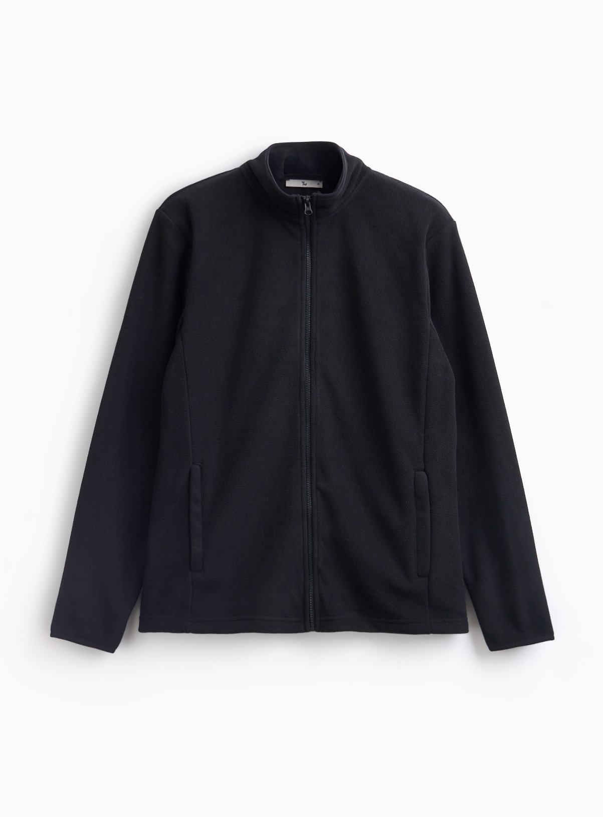 Black Zip Through Fleece XL - Image 3 thumbnail