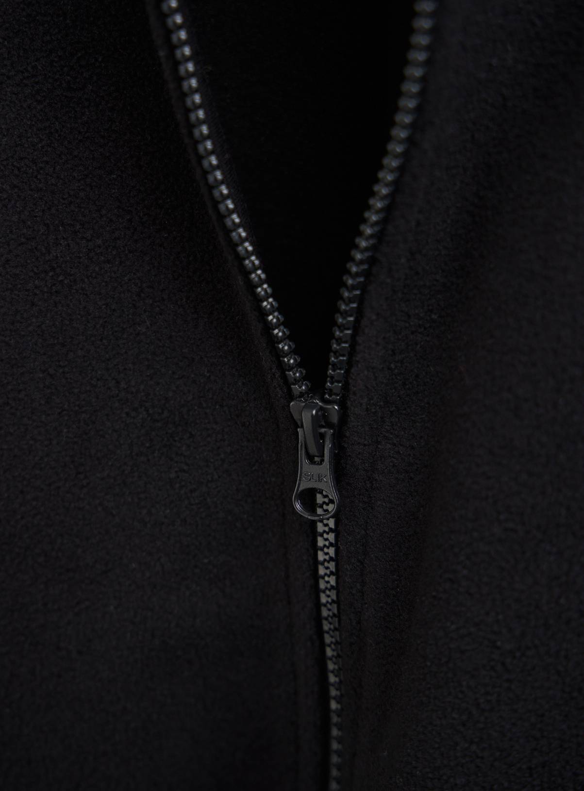 Black Zip Through Fleece XL - Image 4
