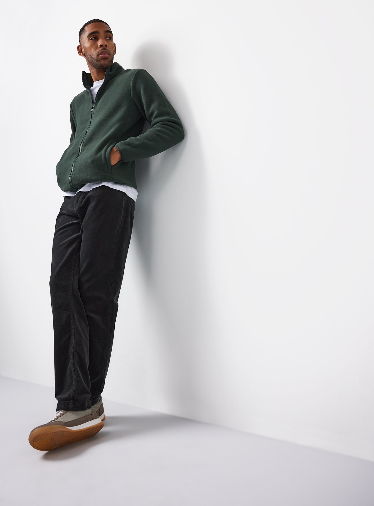 Green Zip Through Fleece  XL - Image 2 thumbnail