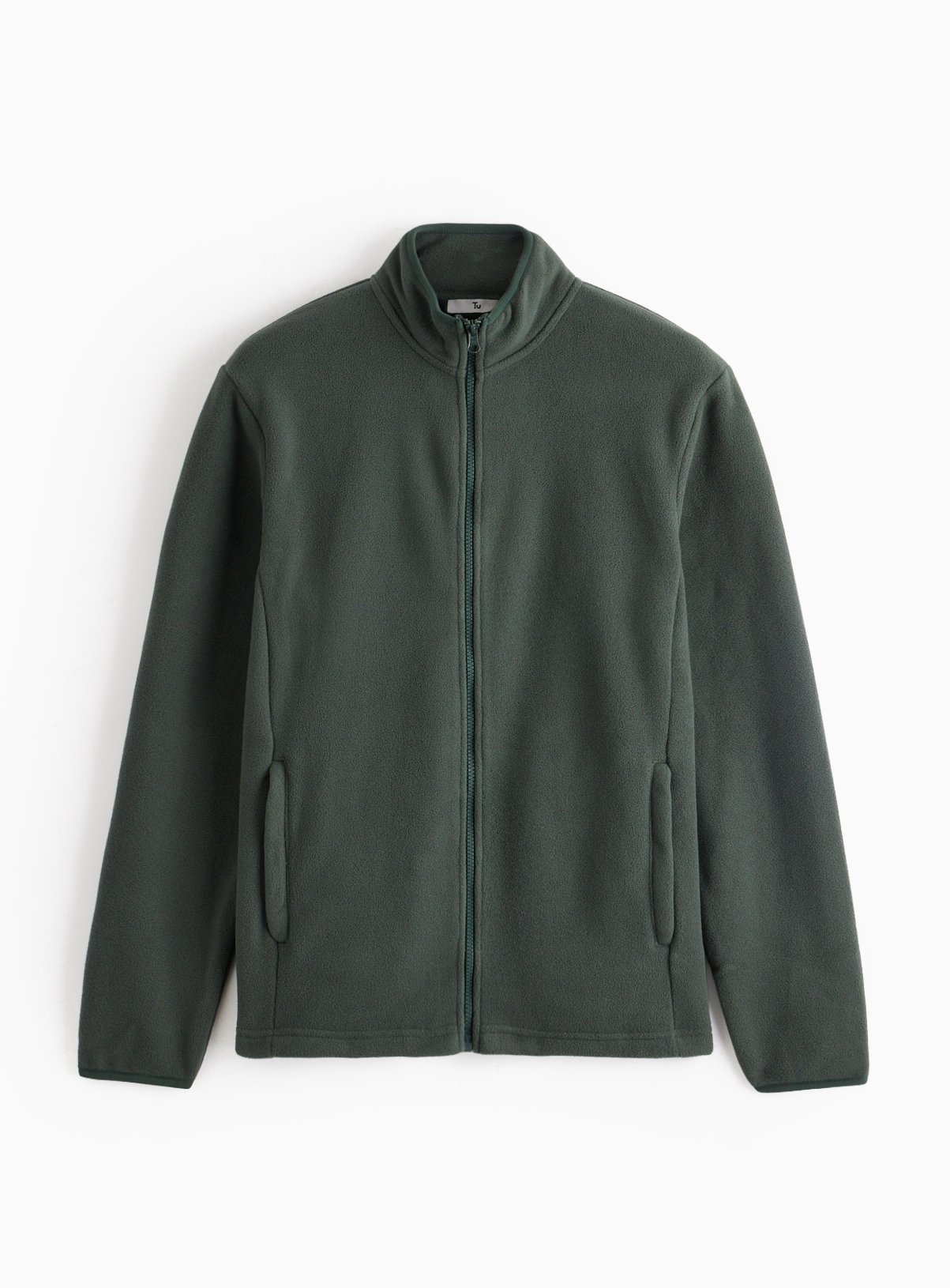Green Zip Through Fleece  XL - Image 3 thumbnail