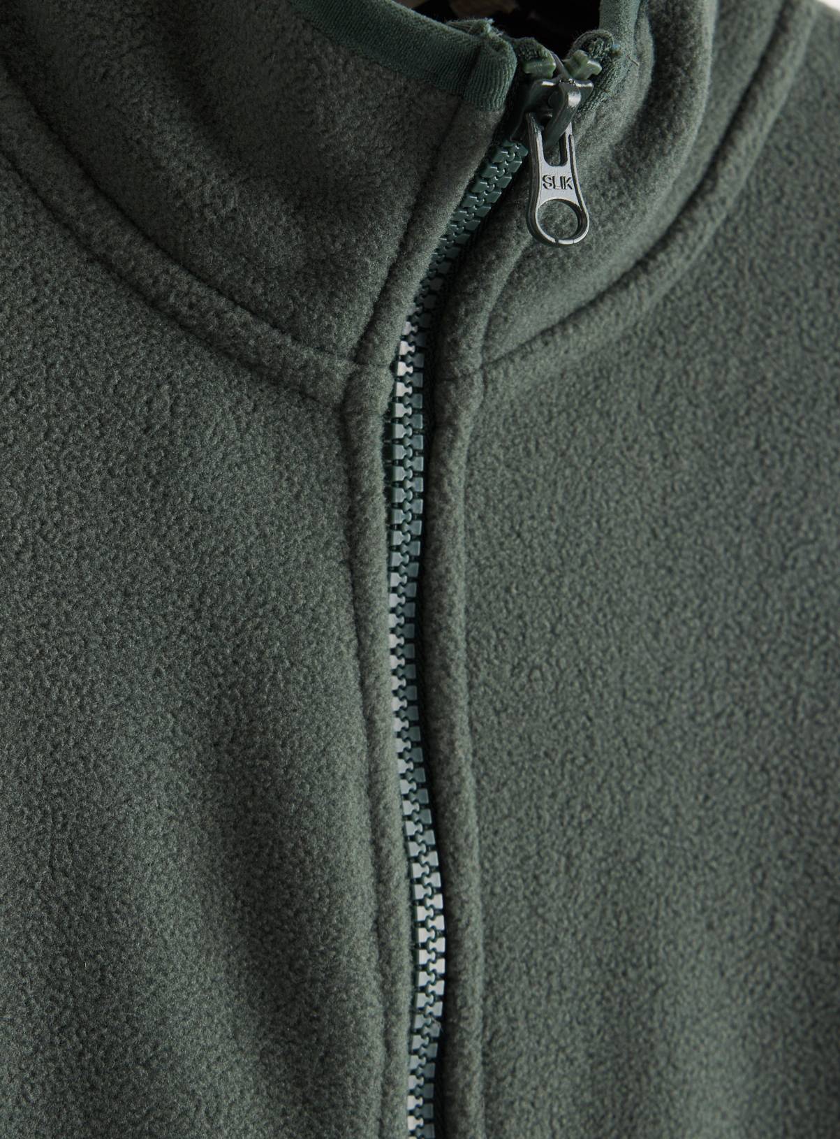 Green Zip Through Fleece  XL - Image 4