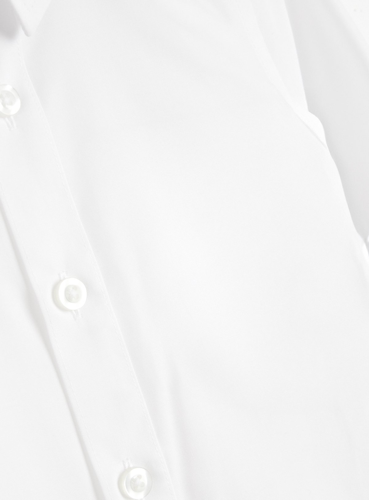 3 Pack White Unisex Long Sleeve Shirt Generous Fit 4 years - Image 2 thumbnail