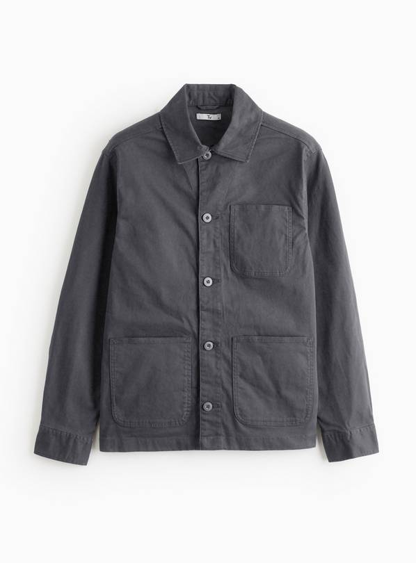 Grey Chore Shacket M
