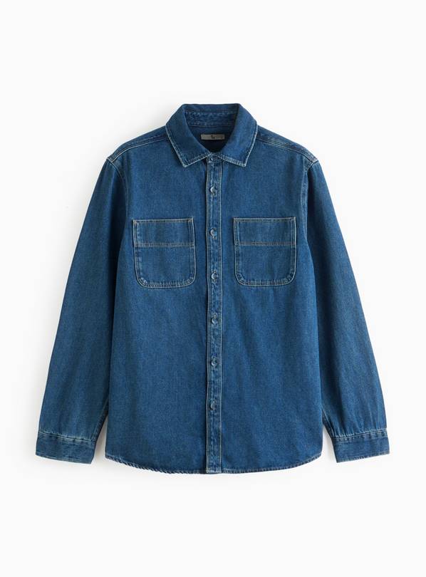 Blue Denim Overshirt XXXXL
