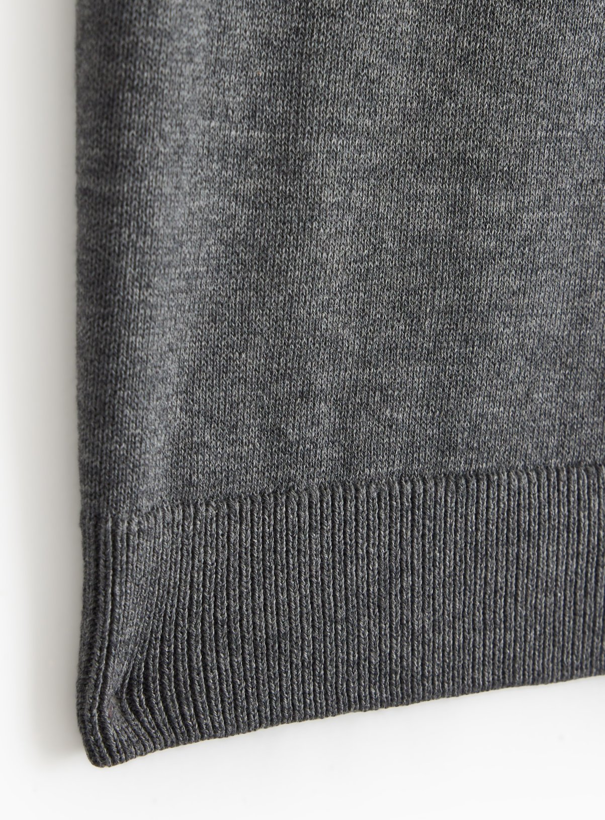 Grey Unisex V Neck Knitted Vest 14 years - Image 5 thumbnail