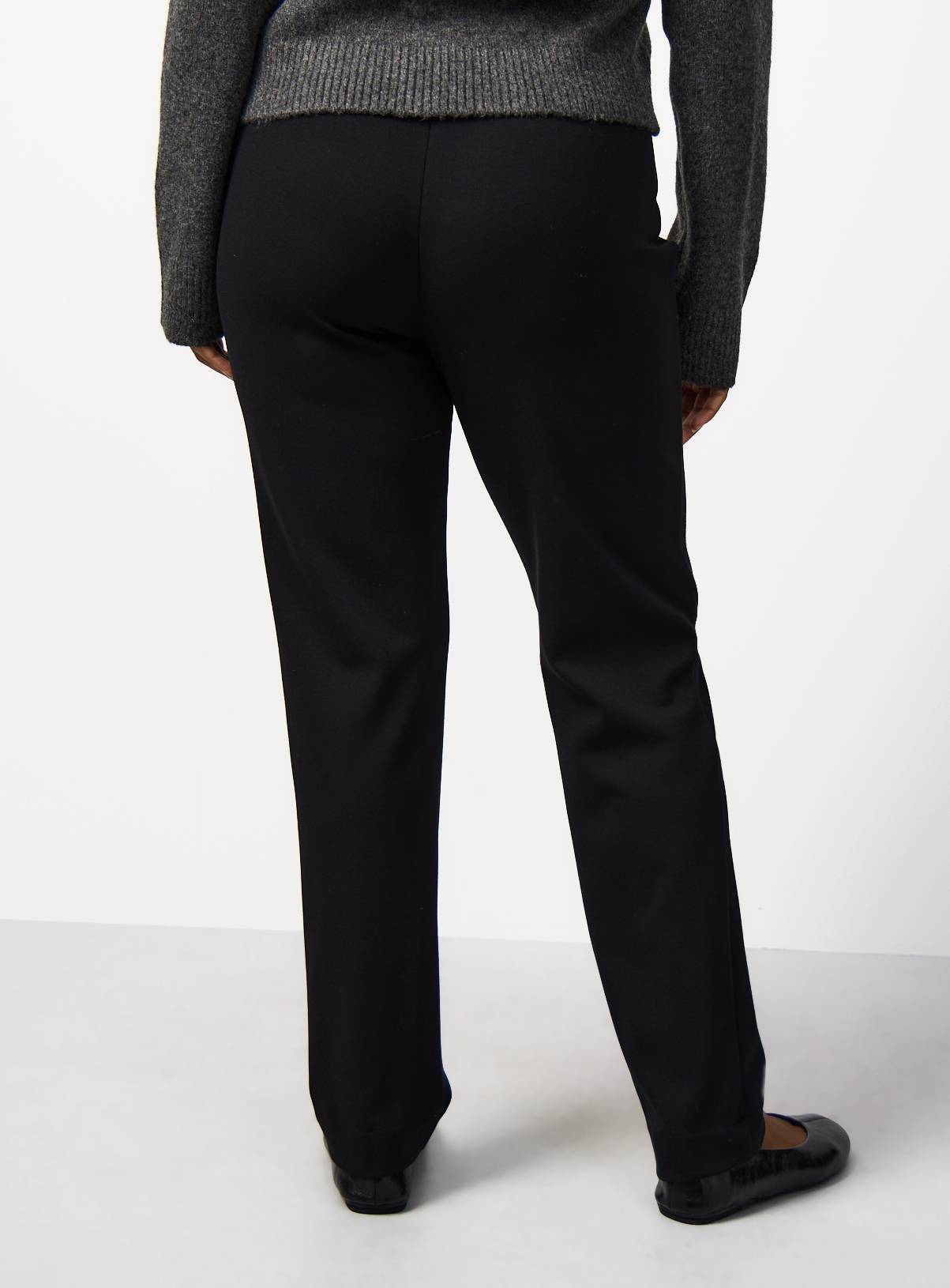 Black Ponte Tapered Trousers 16L - Image 4
