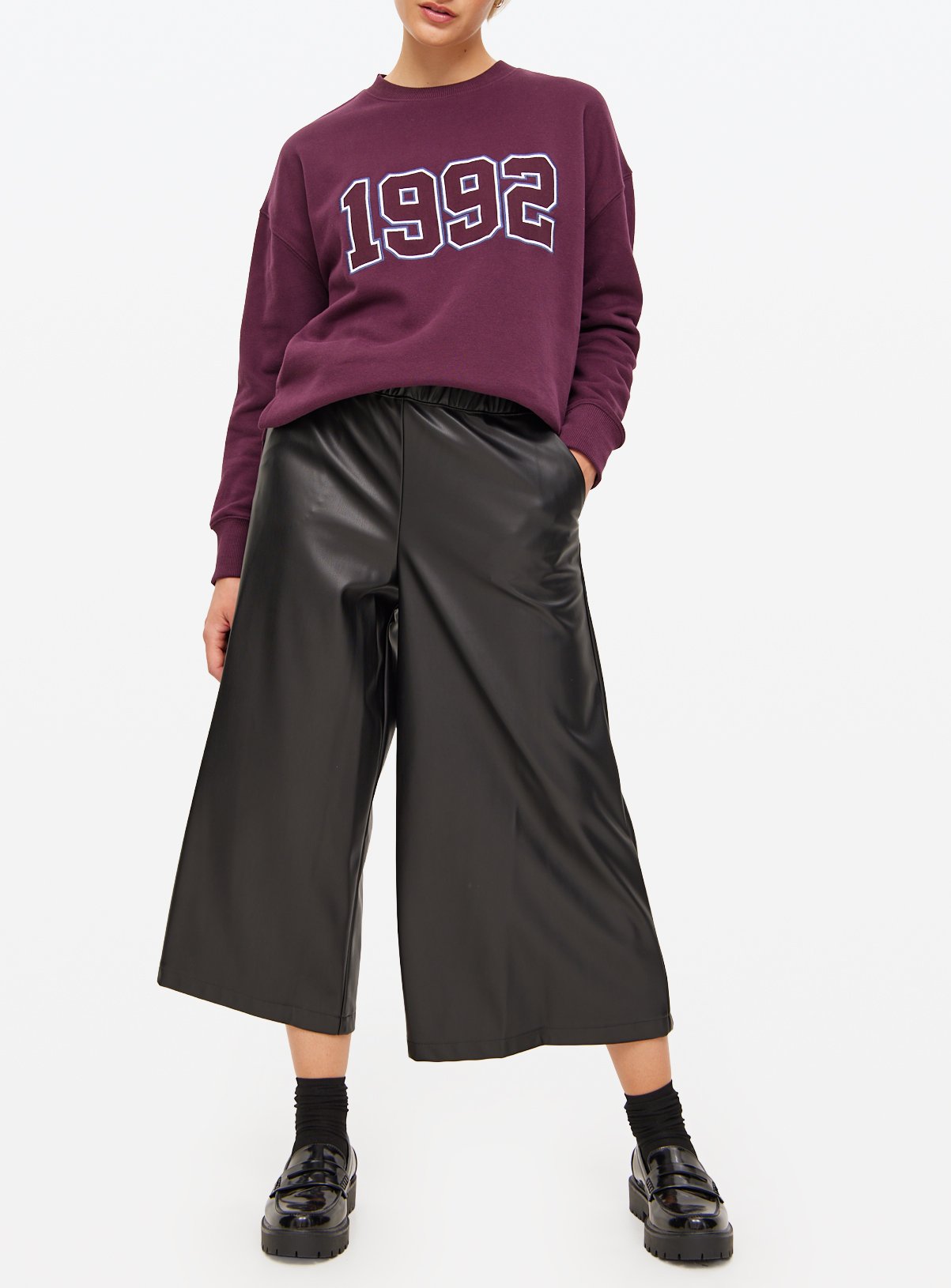Black PU Culottes 20 - Image 1 thumbnail