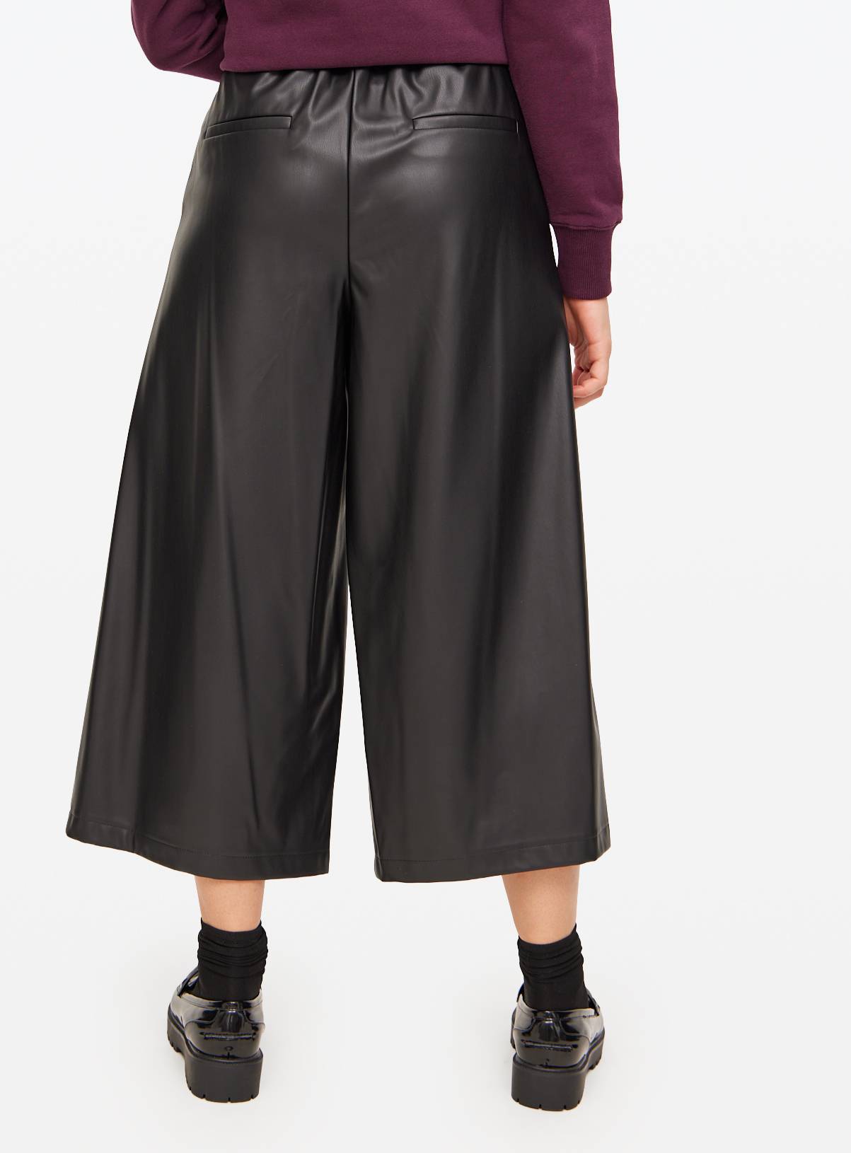 Black PU Culottes 20 - Image 4
