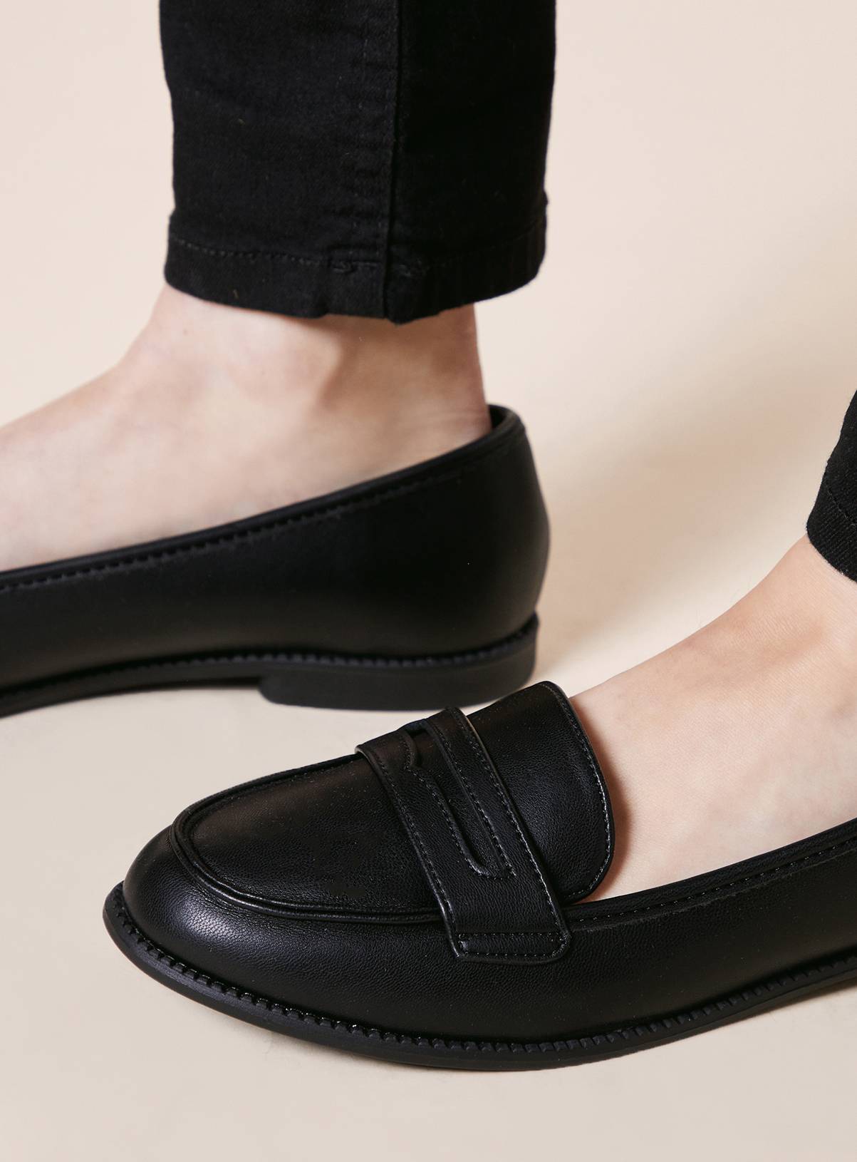 DOROTHY PERKINS Black Lara Penny Loafers 3 - Image 4