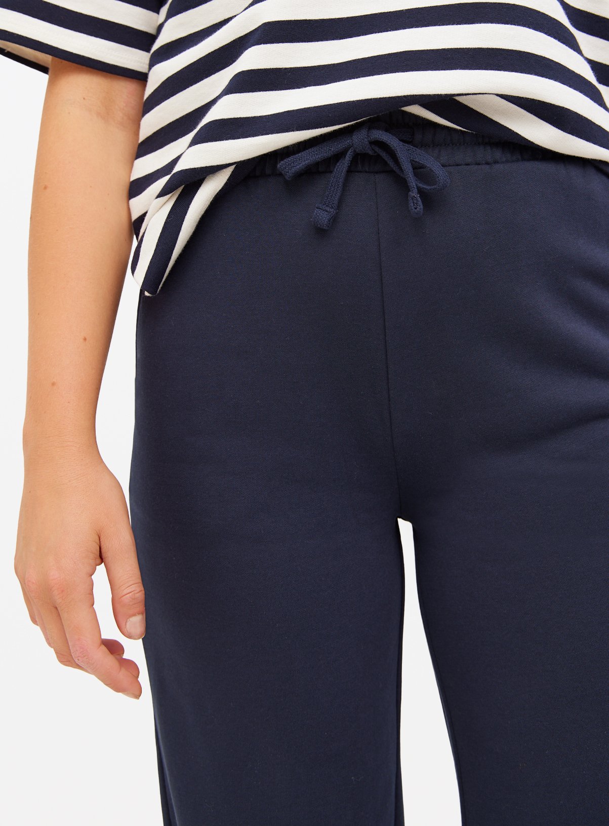 Navy Co-ord Wide Leg Joggers XS - Image 2 thumbnail