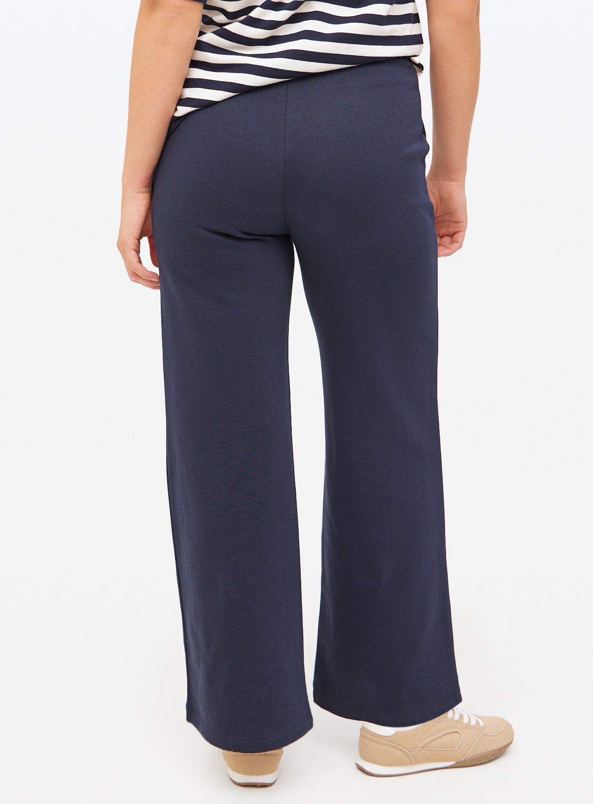 Navy Co-ord Wide Leg Joggers XS - Image 4 thumbnail