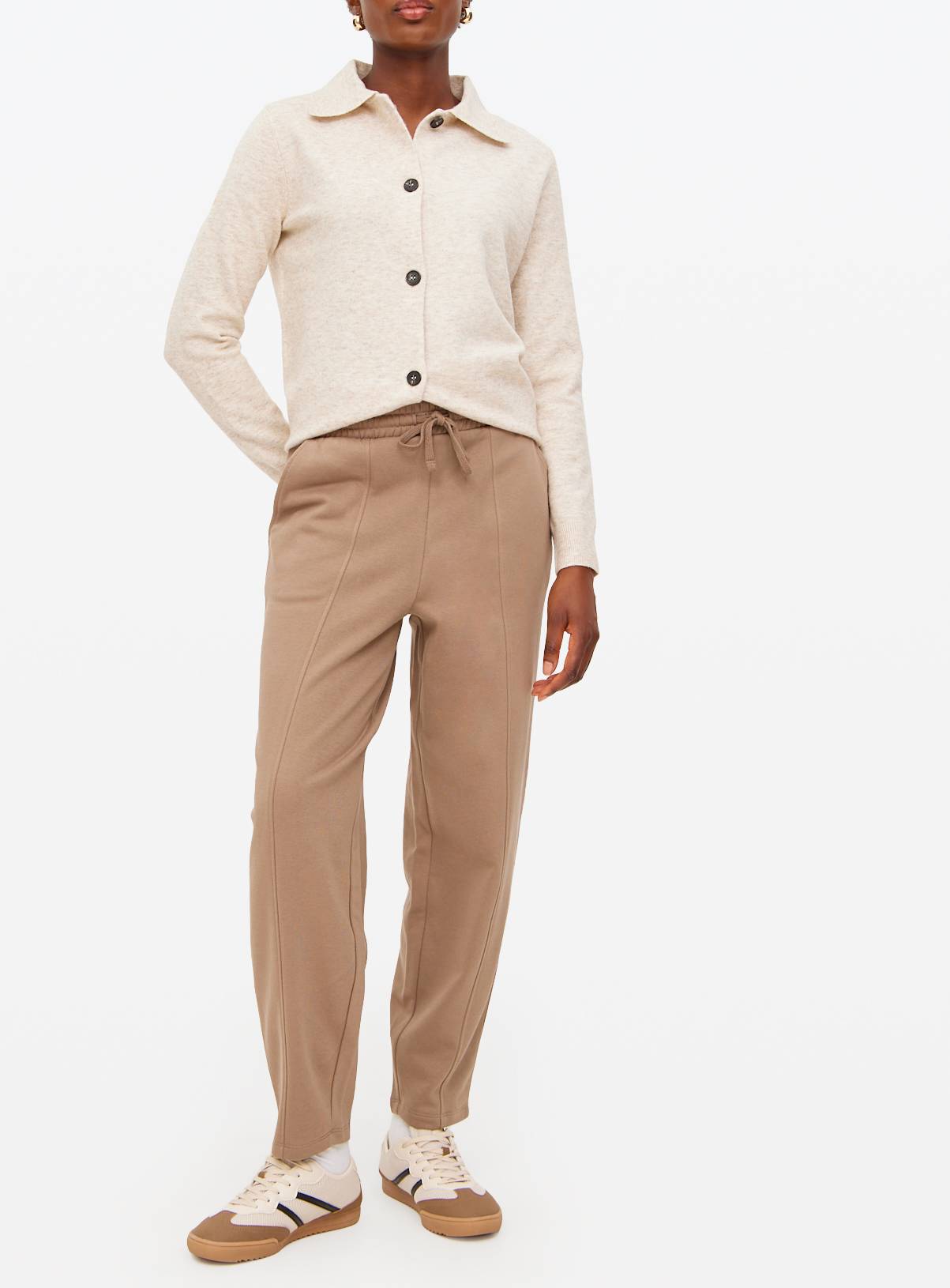 Taupe Co-ord Barrel Leg Joggers XXL - Image 2