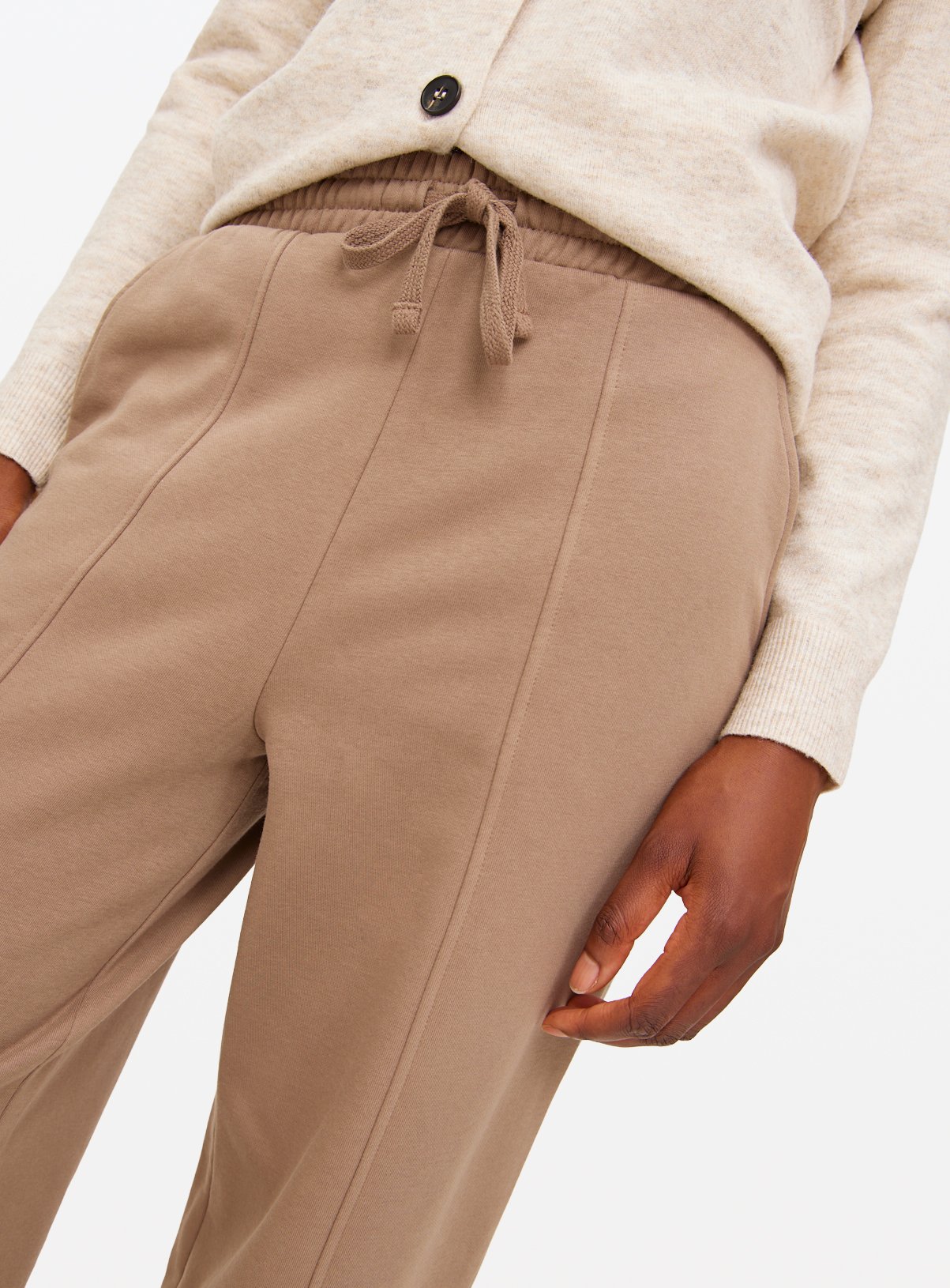 Taupe Co-ord Barrel Leg Joggers XXL - Image 3 thumbnail