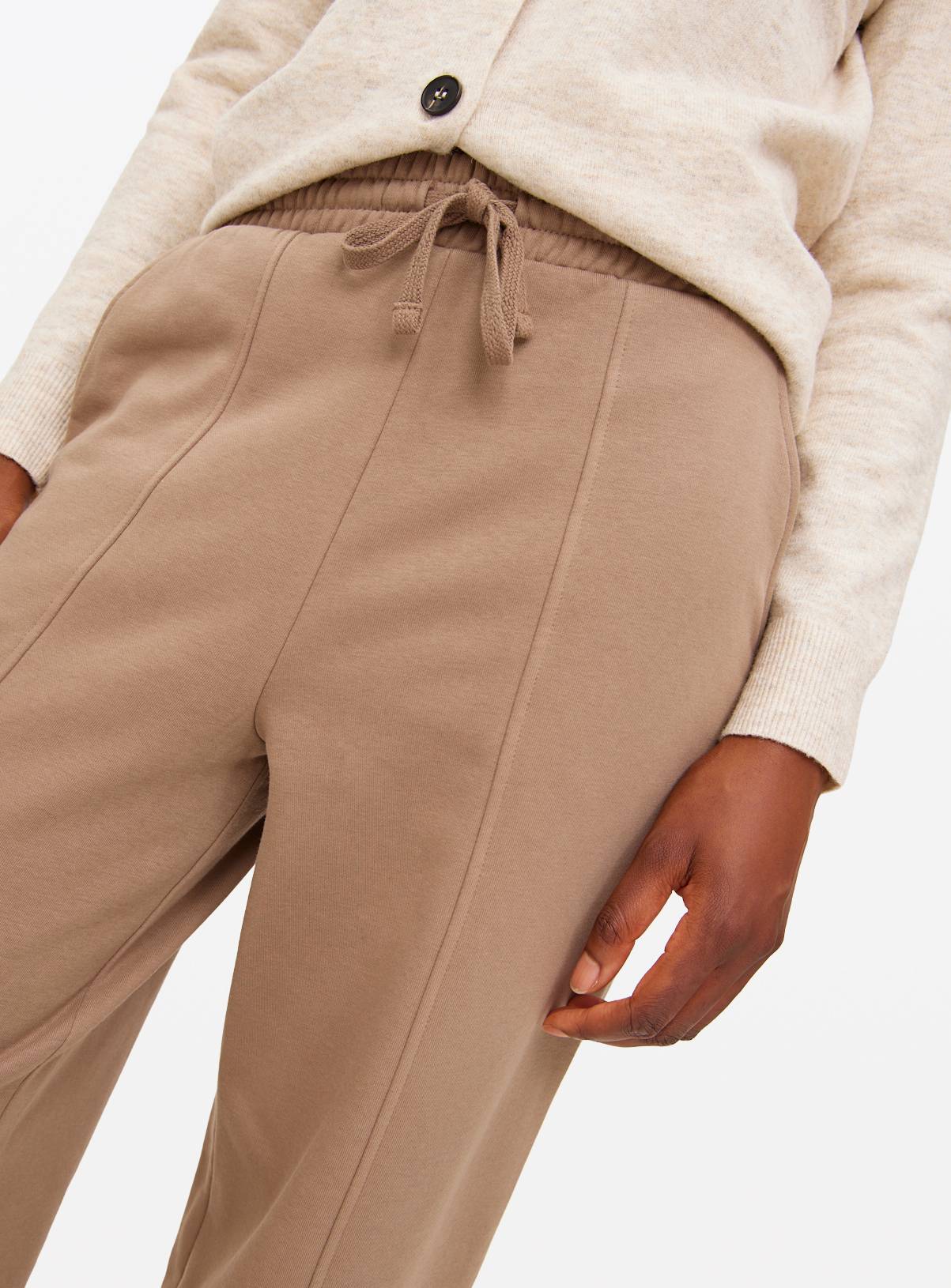 Taupe Co-ord Barrel Leg Joggers XXL - Image 3