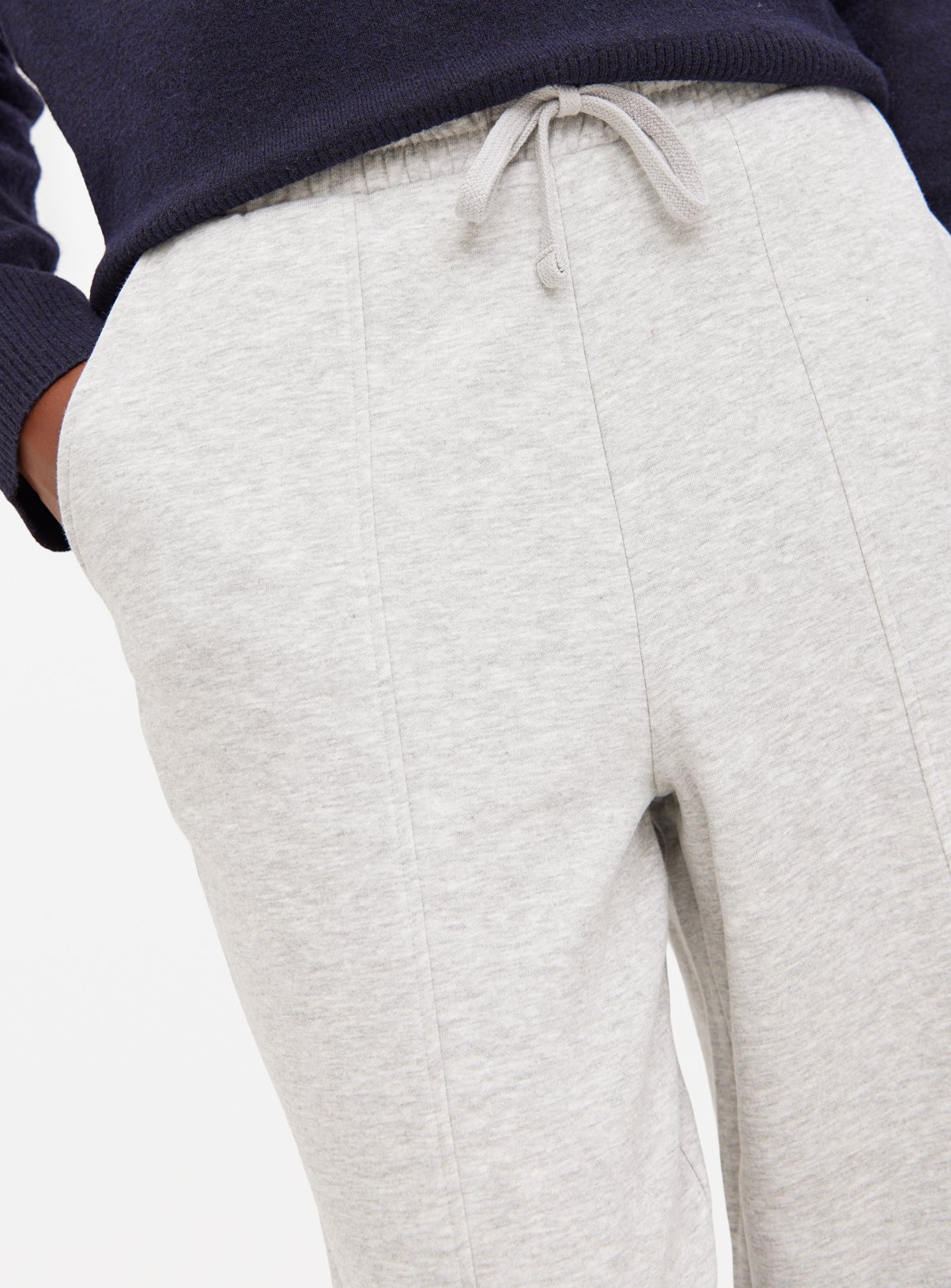 Grey Marl Co-ord Barrel Leg Joggers M - Image 3 thumbnail