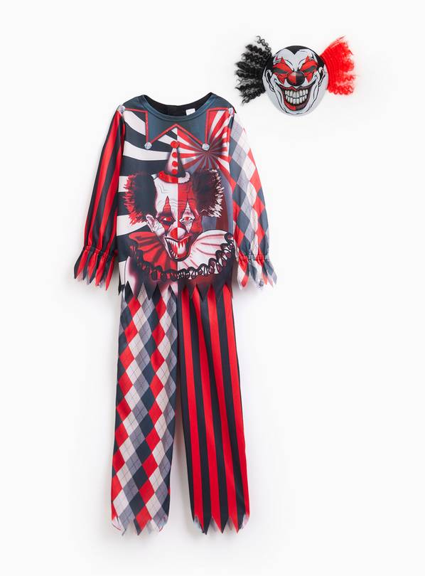 Halloween Clown Fancy Dress Costume 5-6 years