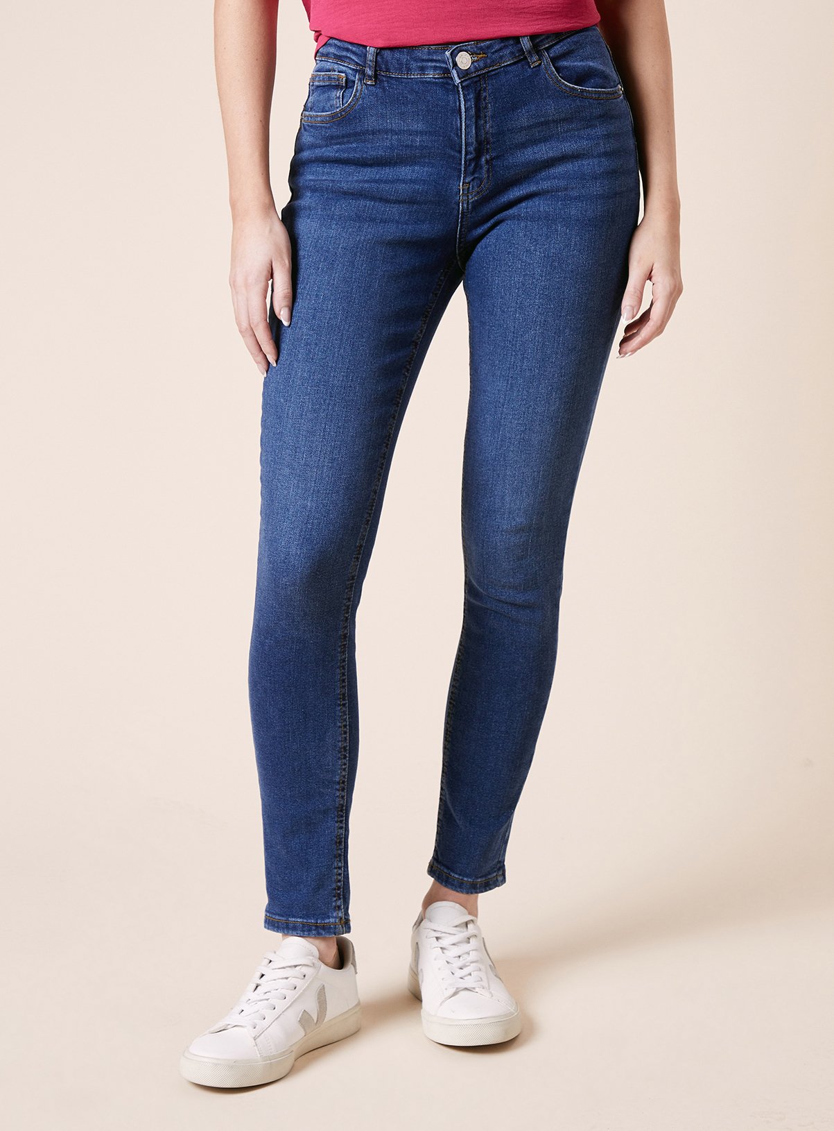 Blue DOROTHY PERKINS Comfort Stretch Skinny Jeans