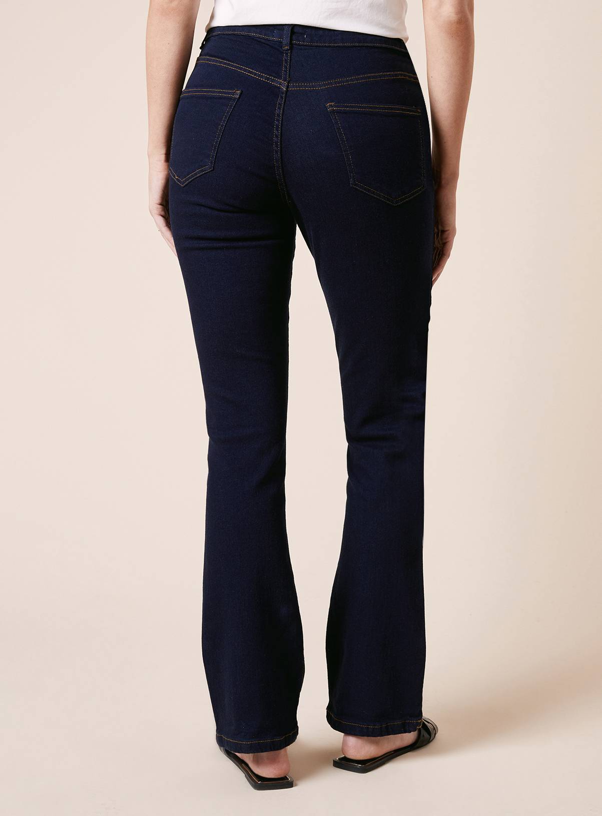 DOROTHY PERKINS Comfort Stretch Bootcut Jeans Indigo 10 - Image 3