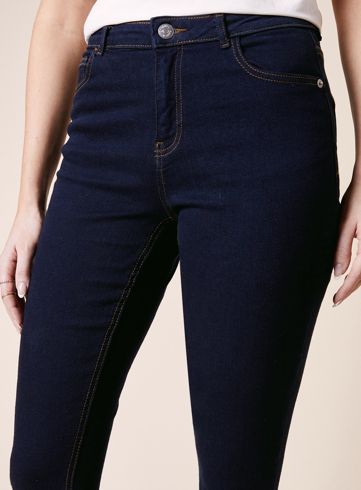 DOROTHY PERKINS Comfort Stretch Bootcut Jeans Indigo 10 - Image 4 thumbnail