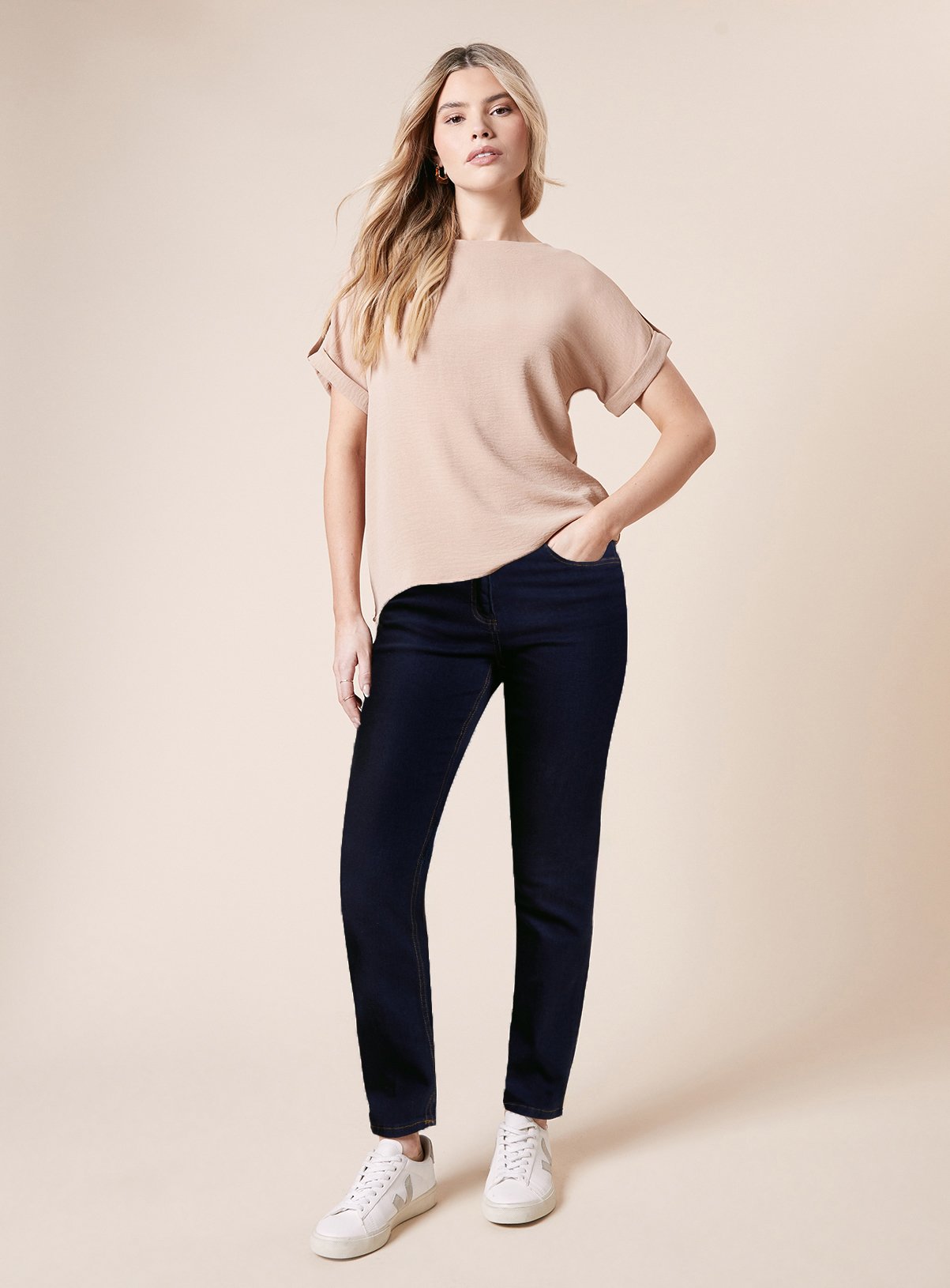 DOROTHY PERKINS Comfort Stretch Slim Jeans Indigo 10 - Image 4 thumbnail