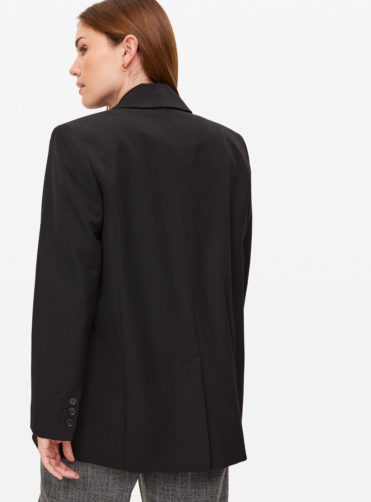 Black Co-ord Ultimate Relaxed Blazer 14 - Image 4 thumbnail